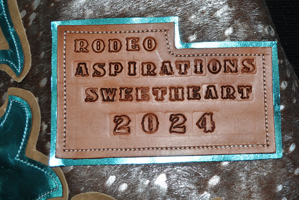 Thumbnail: Custom Made Acid Wash Kid's Rodeo Royalty Chaps