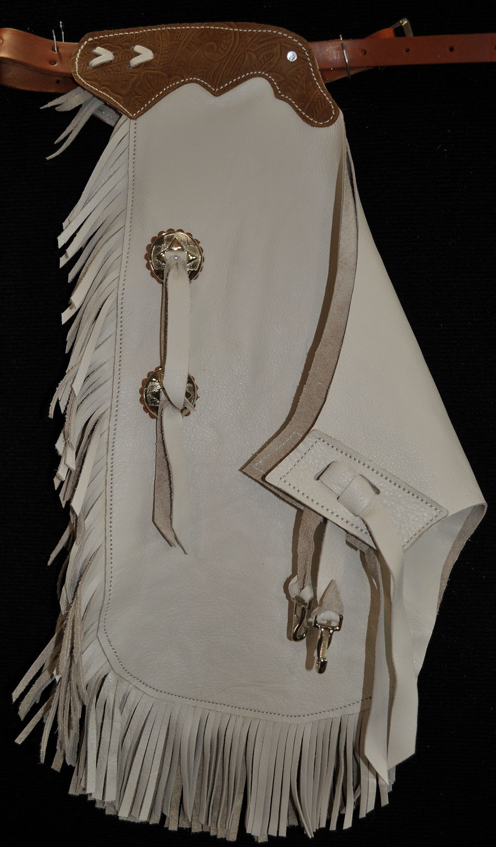 Thumbnail: Custom Made Leather Kid's Chinks