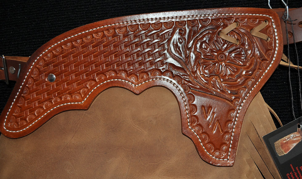 Thumbnail: Custom Made Leather Chinks