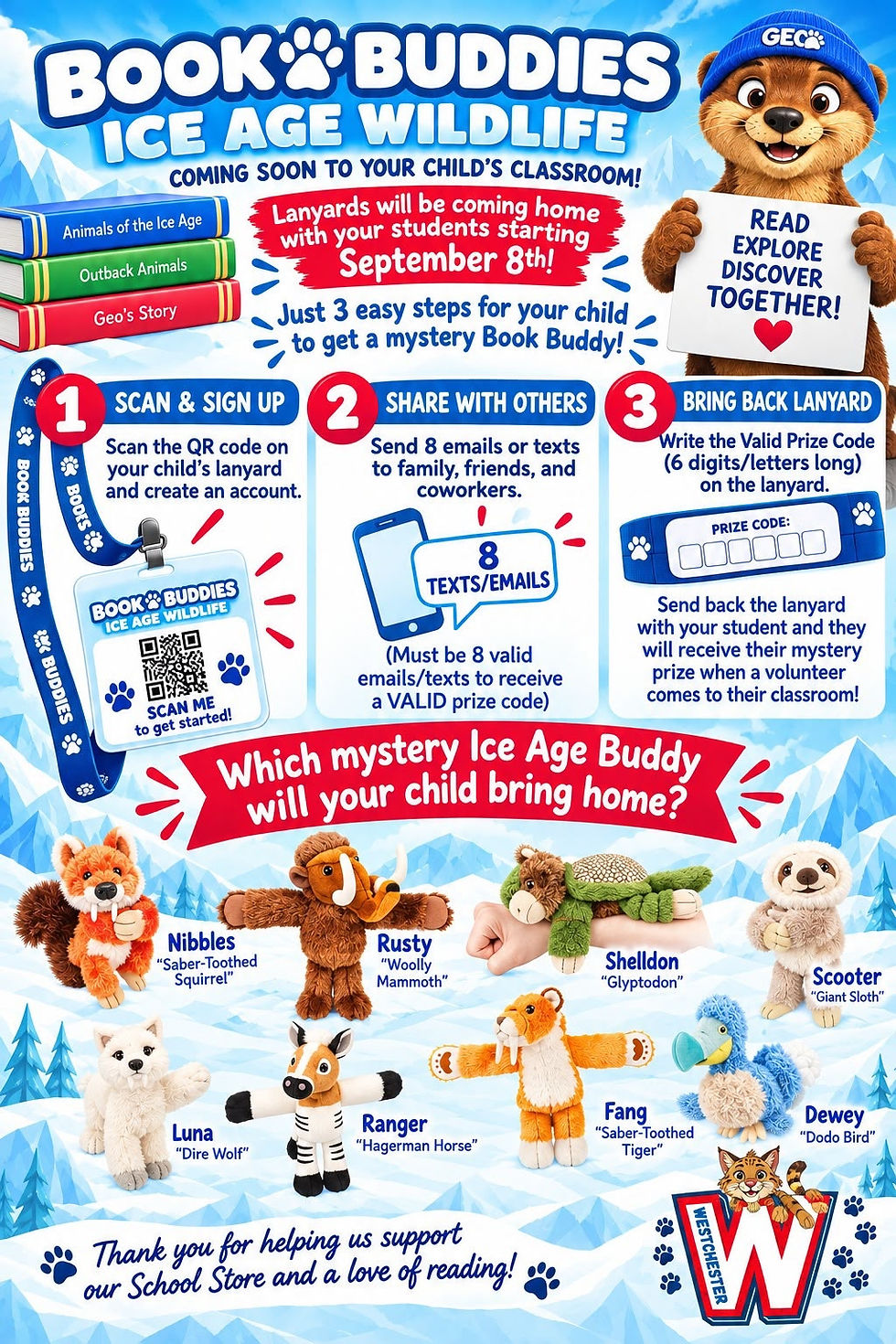 Book Buddies Starts Sep. 8th!