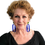 Thumbnail: Christina Brampti Acrylic Paper Clip Earrings