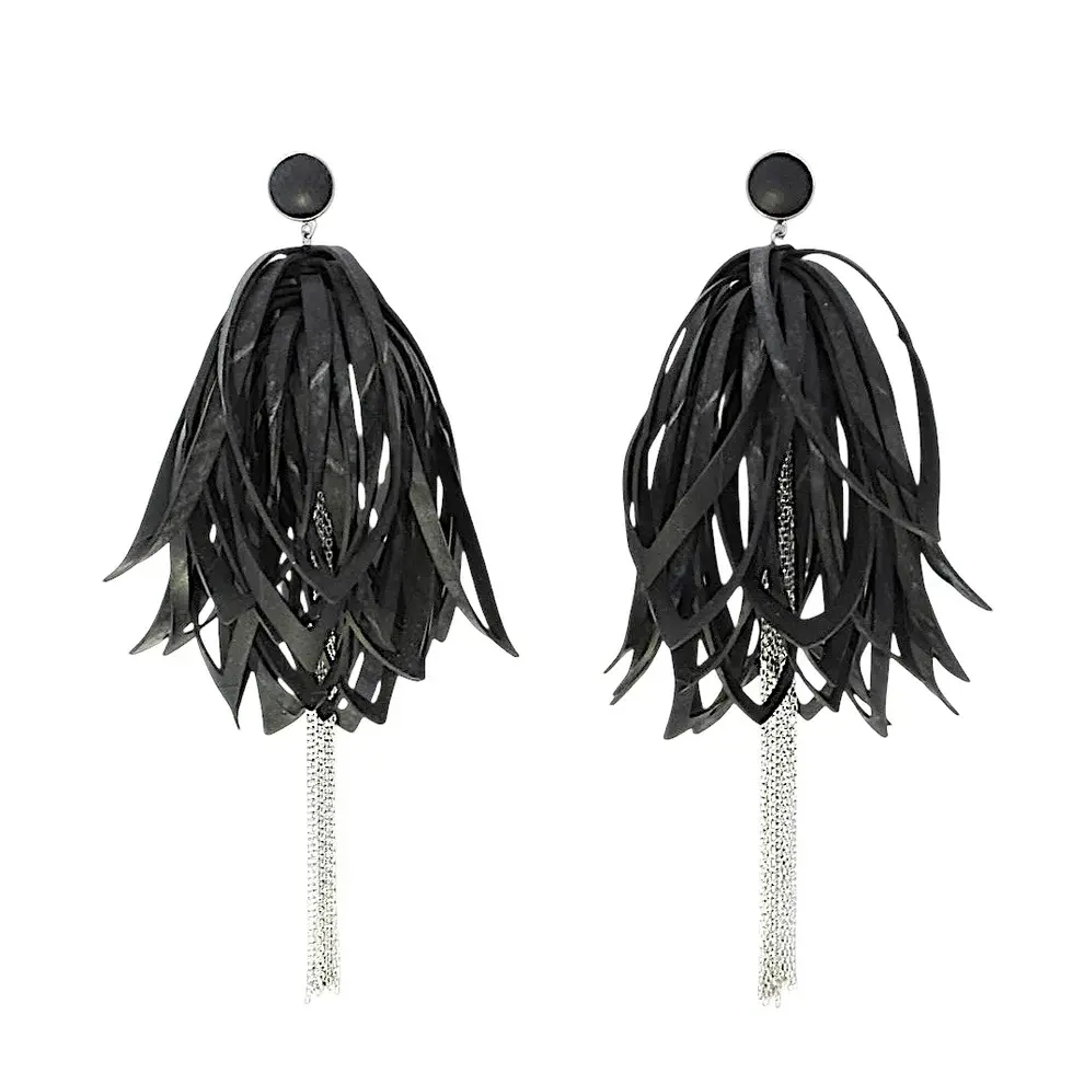 KTCD Upcycled Rubdisc Earrings