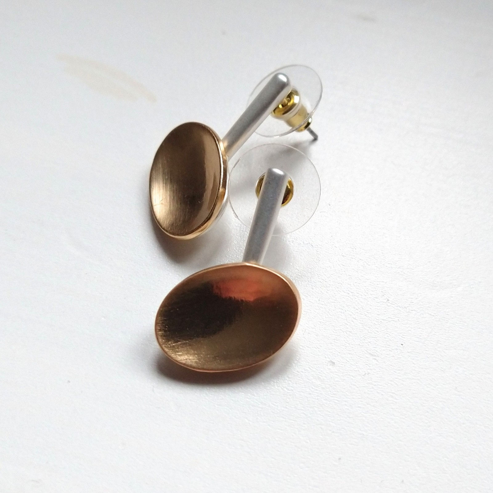 Bar and Disc Contemporary Earrings