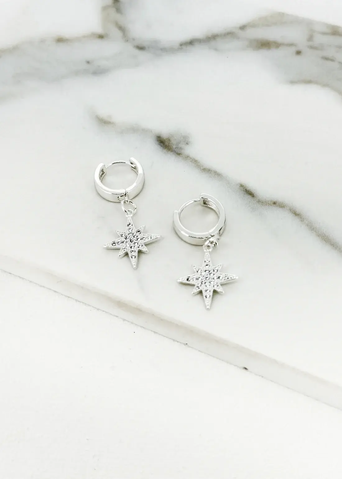 Envy 4590 Stars on a Hoop Earrings