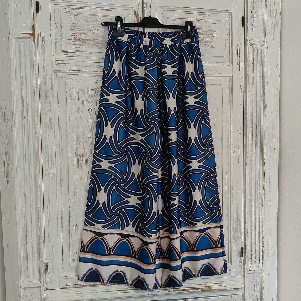 Thumbnail: Navy Print Grandad Satin Feel Leisure Suit