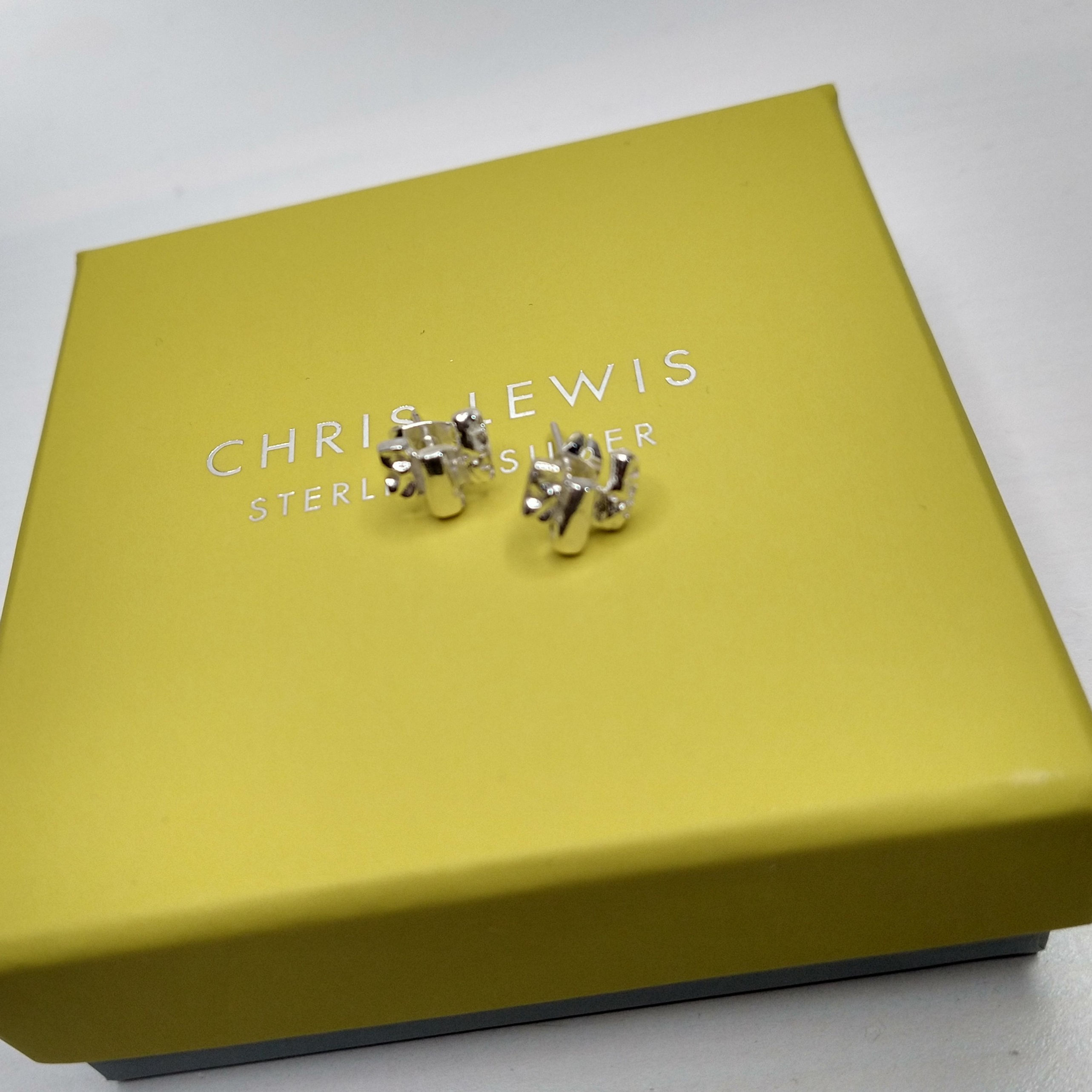 Chris Lewis Bars Stud Earrings
