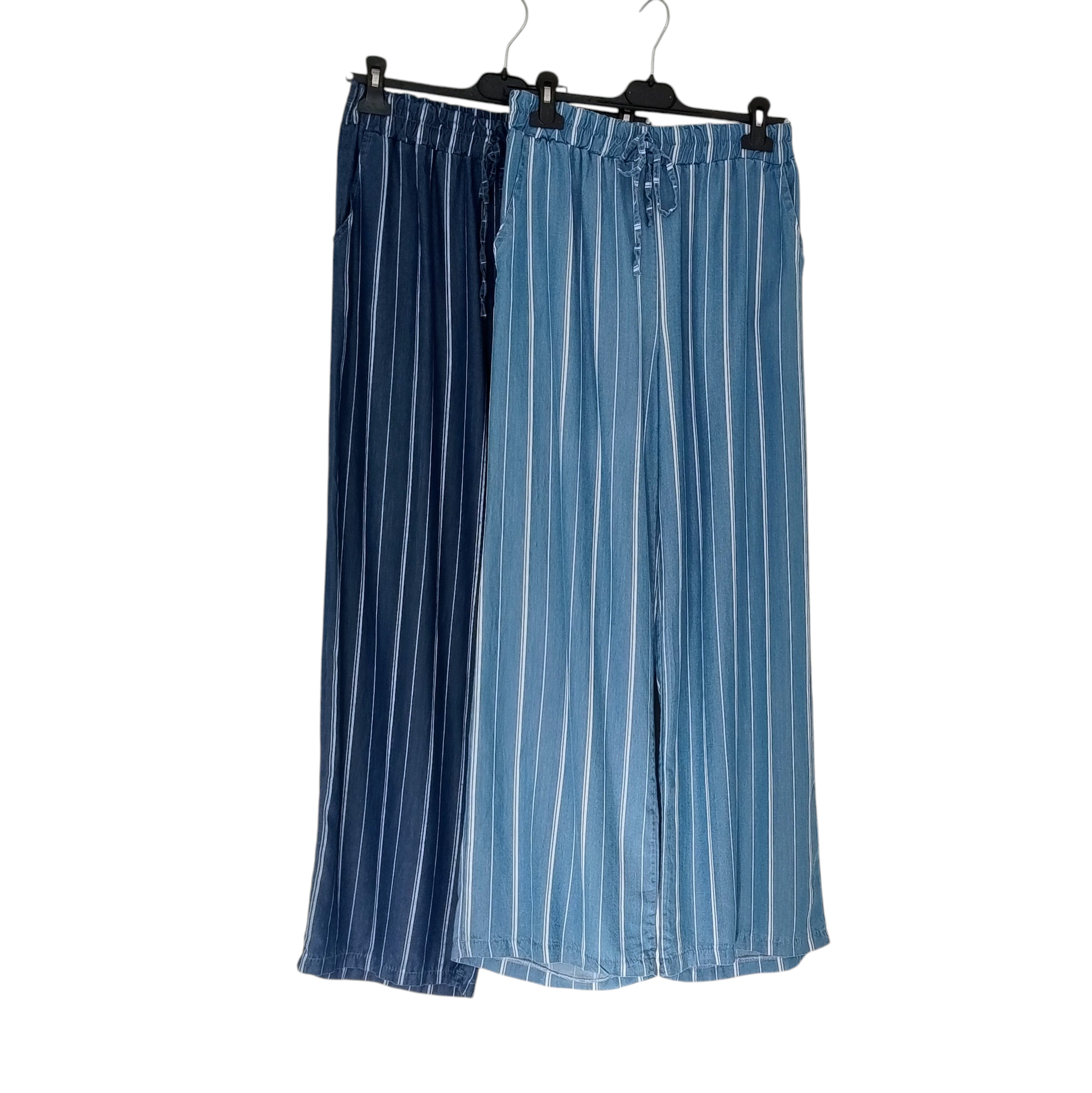 Striped Cotton Trousers