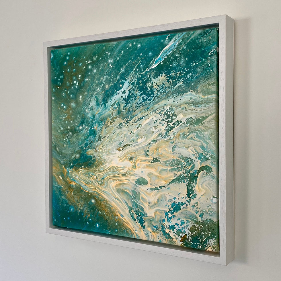 Thumbnail: “The Seeker” - acrylic on canvas 20” x 20“ [50.8 cm x 50.8 cm]
