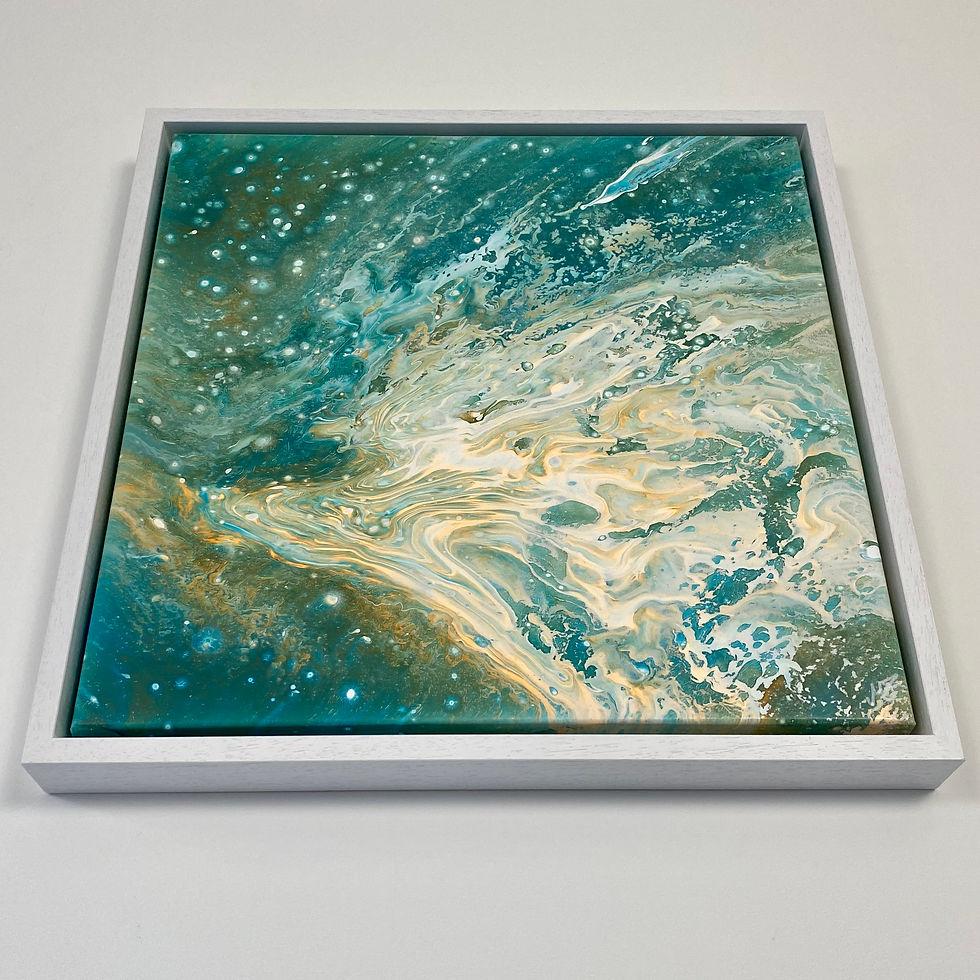 Thumbnail: “The Seeker” - acrylic on canvas 20” x 20“ [50.8 cm x 50.8 cm]