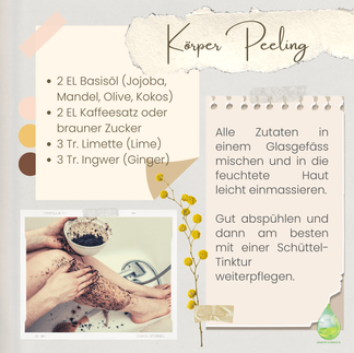 DIY Rezept mit ätherischen Ölen von doterra für ein Körper Peeling