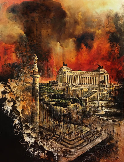 Rome, peinture de Sepideh Yari