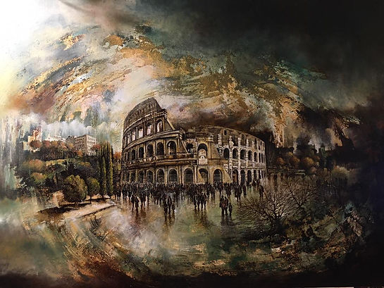 Rome, peinture de Sepideh Yari