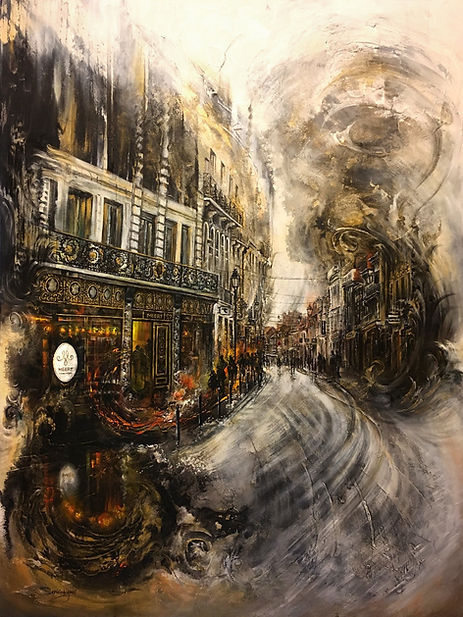 Lille, peinture de Sepideh Yari