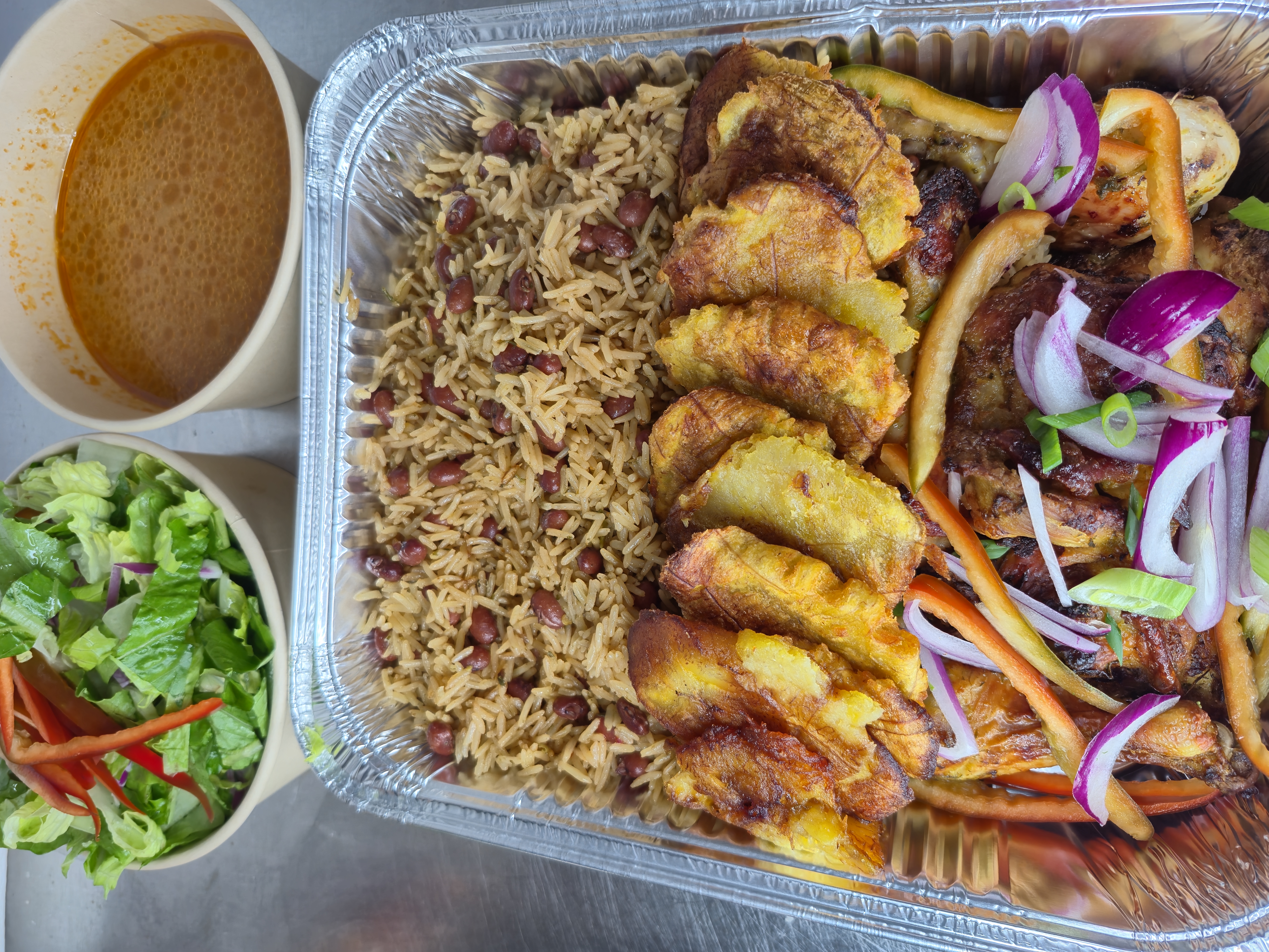 Arranged Food and Objects