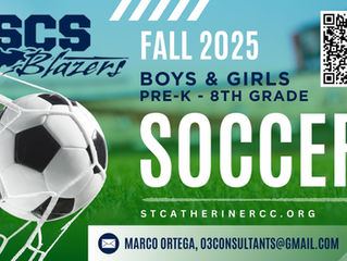 Fall Soccer Registration is Now Open!