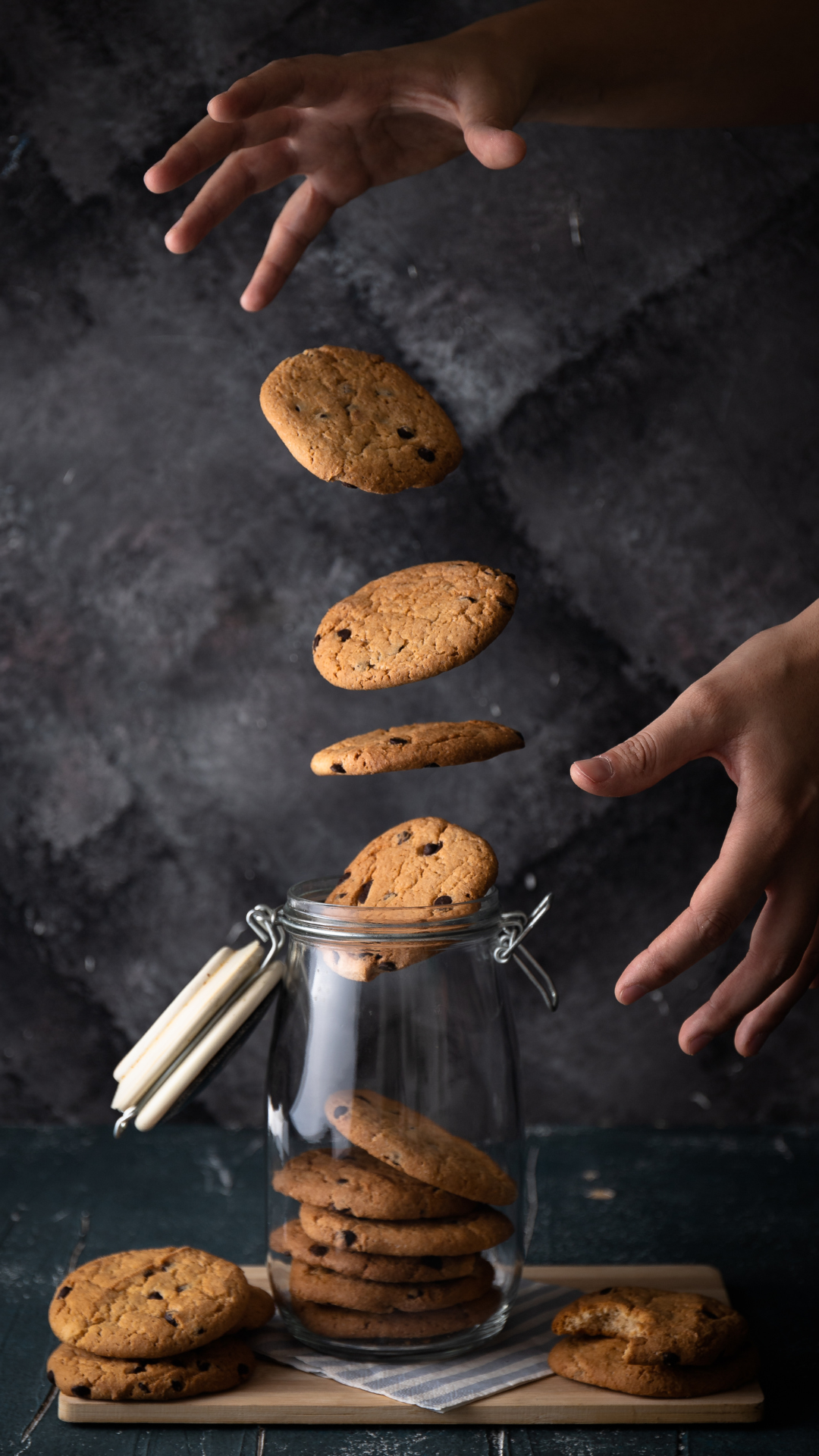 Arranged Food and Objects
