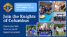 Join the Knights of Columbus - September 12-13