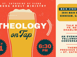 Young Adult Ministry Theology on Tap - July 31st