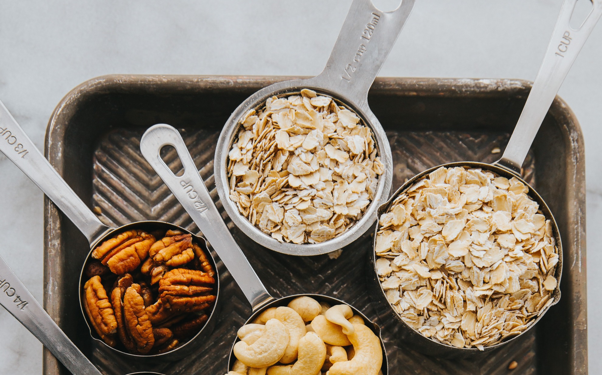 Arranged Food and Objects