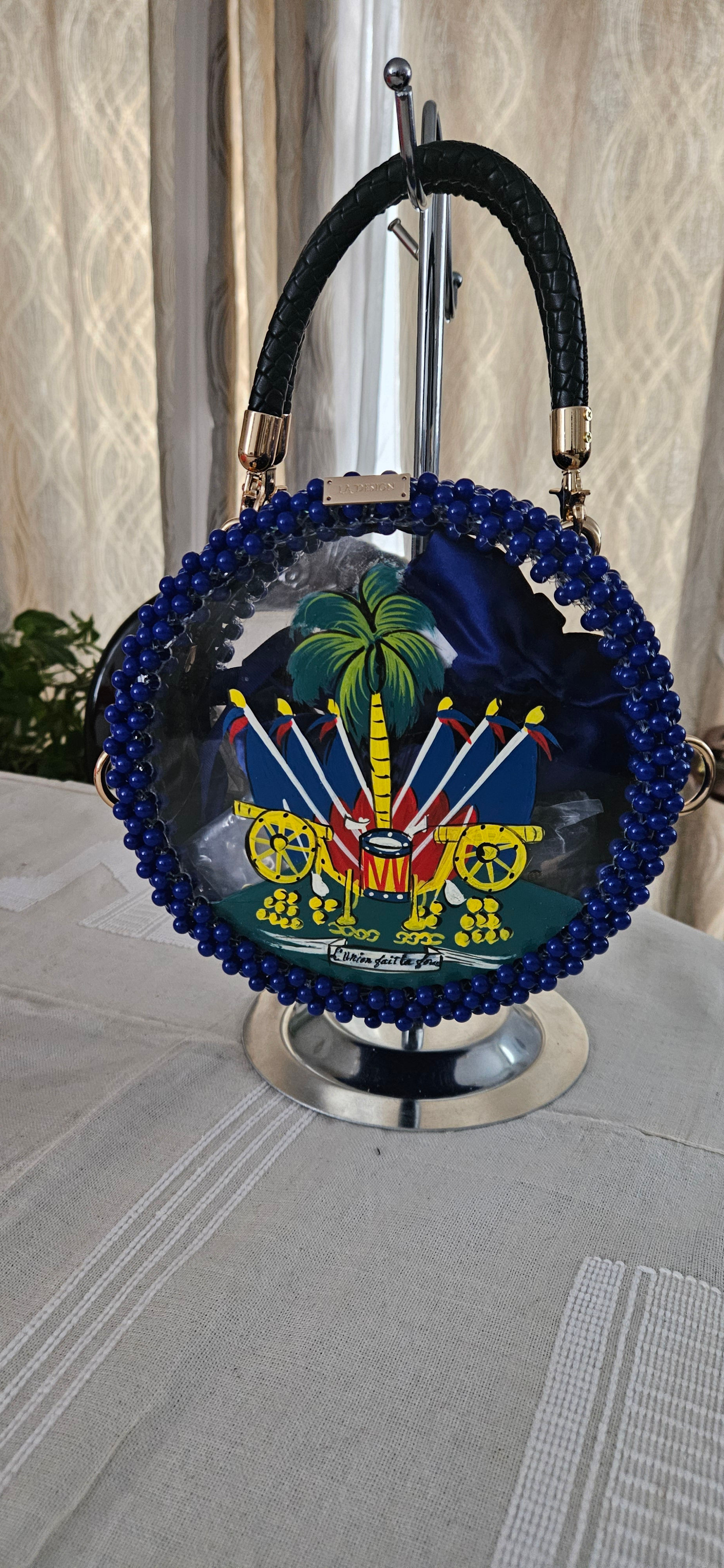 Hand painted bag - Art of Haiti