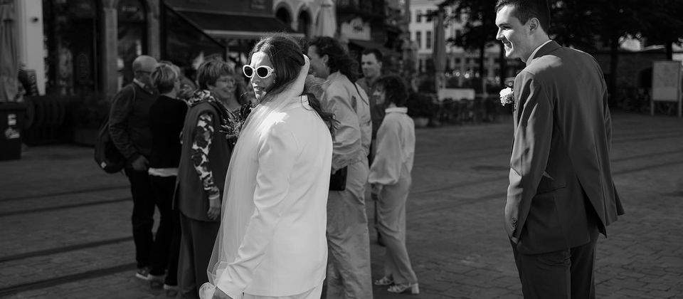 Cool city wedding in Ghent | Anouck & Nico