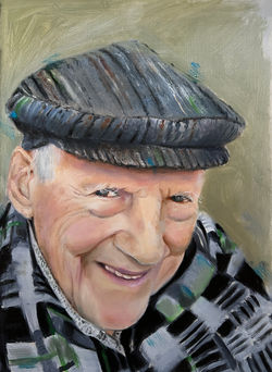 Olieverf op olieverfpapier 30x40