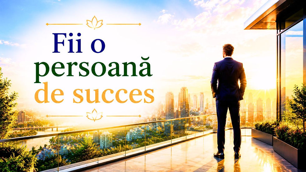 O persoană de succes