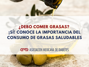 ¿Debo comer grasas? ¡Sí! Conoce la importancia del consumo de grasas saludables