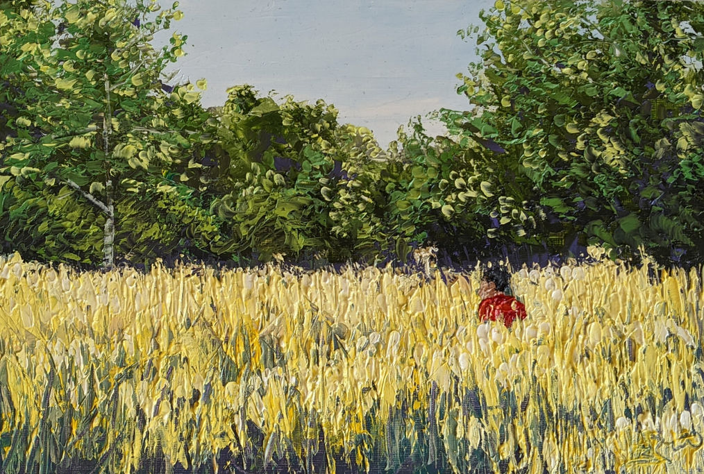 Long grass at parc floral