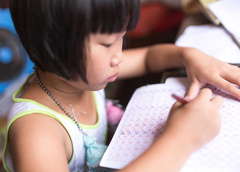 primary school learning to write chinese