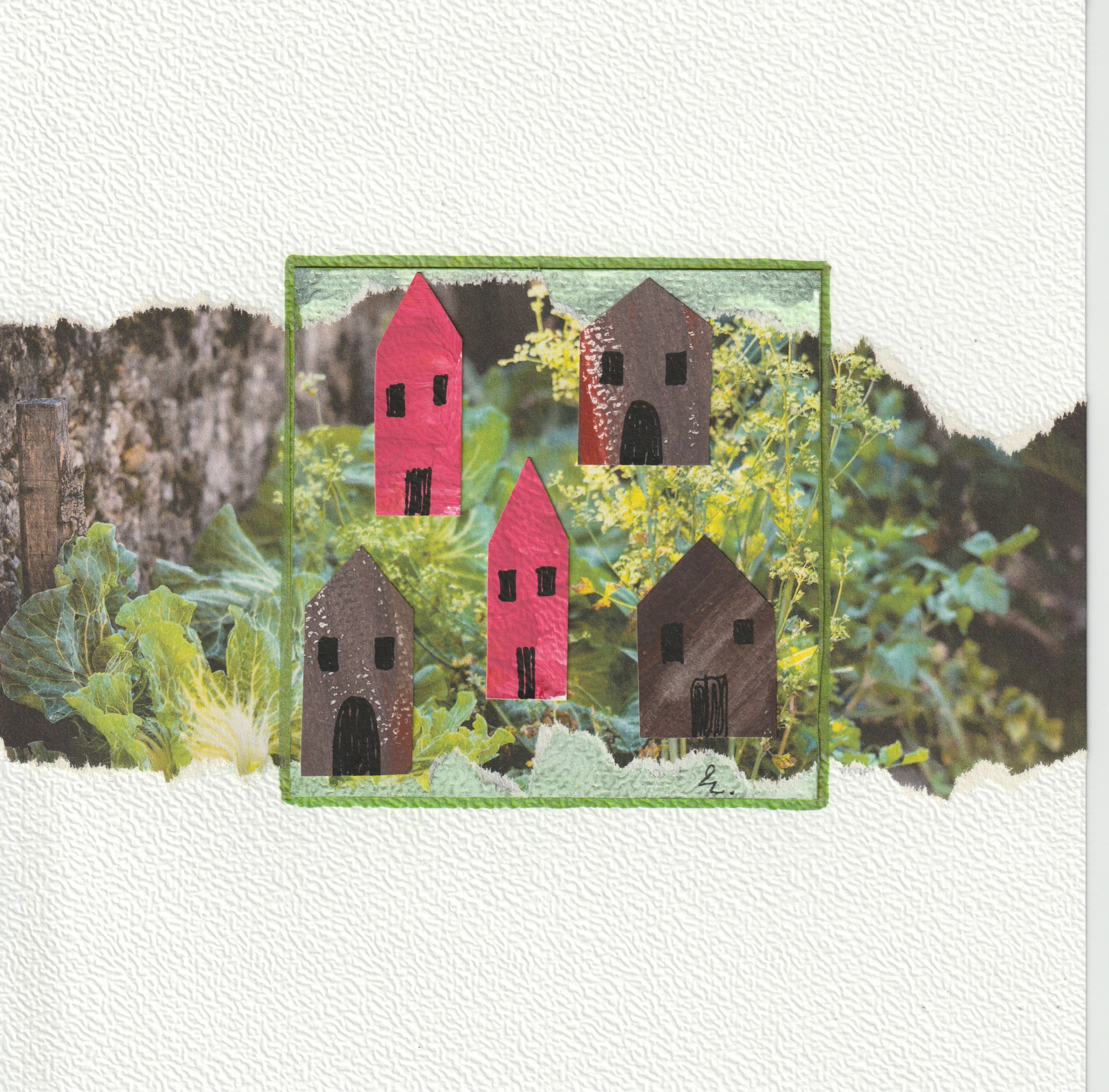 Tableau "Village nature 2"