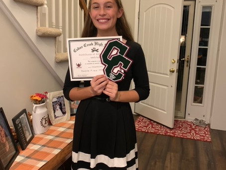 Another Alumna Accomplishment!