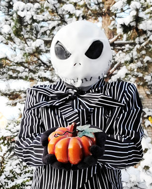 Jack Skellington, also known as the "Pumpkin King," is the main protagonist of Tim Burton's The Nightmare Before Christmas. He is the ruler of Halloween Town, a fantasy world based solely on the holiday of Halloween. Tired of the same old scares, Jack discovers Christmas Town and becomes obsessed with the idea of taking over the role of Santa Claus and bringing the joy of Christmas to his own town. He is a complex character, known for his intelligence, charm, and creativity but also his insecurity and longing for something more. He is a beloved character and a symbol of the holiday season, appearing in merchandise, video games, and a live-action adaptation.
"

Hashtags:
#JackSkellington #PumpkinKing #TimBurton #TheNightmareBeforeChristmas #HalloweenTown #ChristmasTown #SantaClaus #Charm #Creativity #Insecurity #SymbolofHolidaySeason #Merchandise #VideoGames #LiveActionAdaptation #Halloween #Christmas
