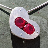 Bond Necklace with Brushed Finish and 2