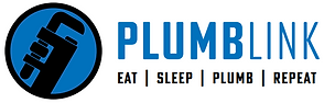 Plumblink NZ plumbing company logo with slogan: EAT|SLEEP|PLUMB|REPEAT
