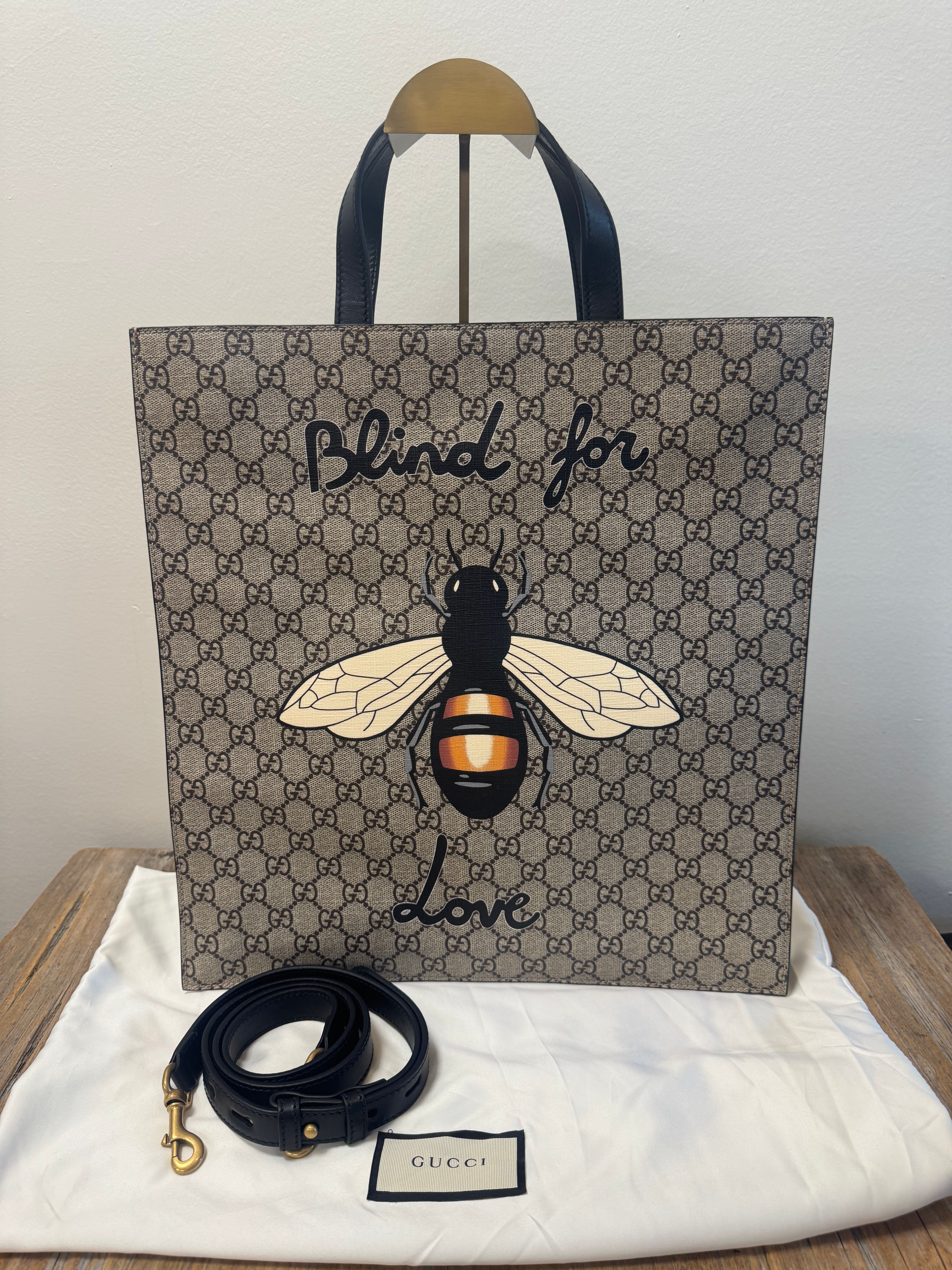 GG Blind for Love Vertical Tote