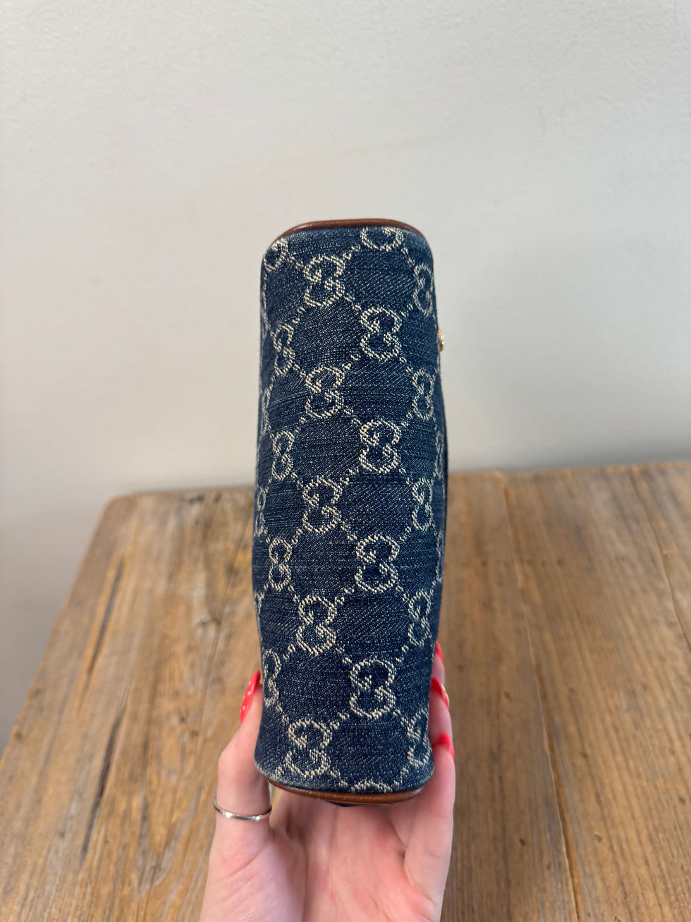 Thumbnail: Gucci Mini Ophidia in Denim