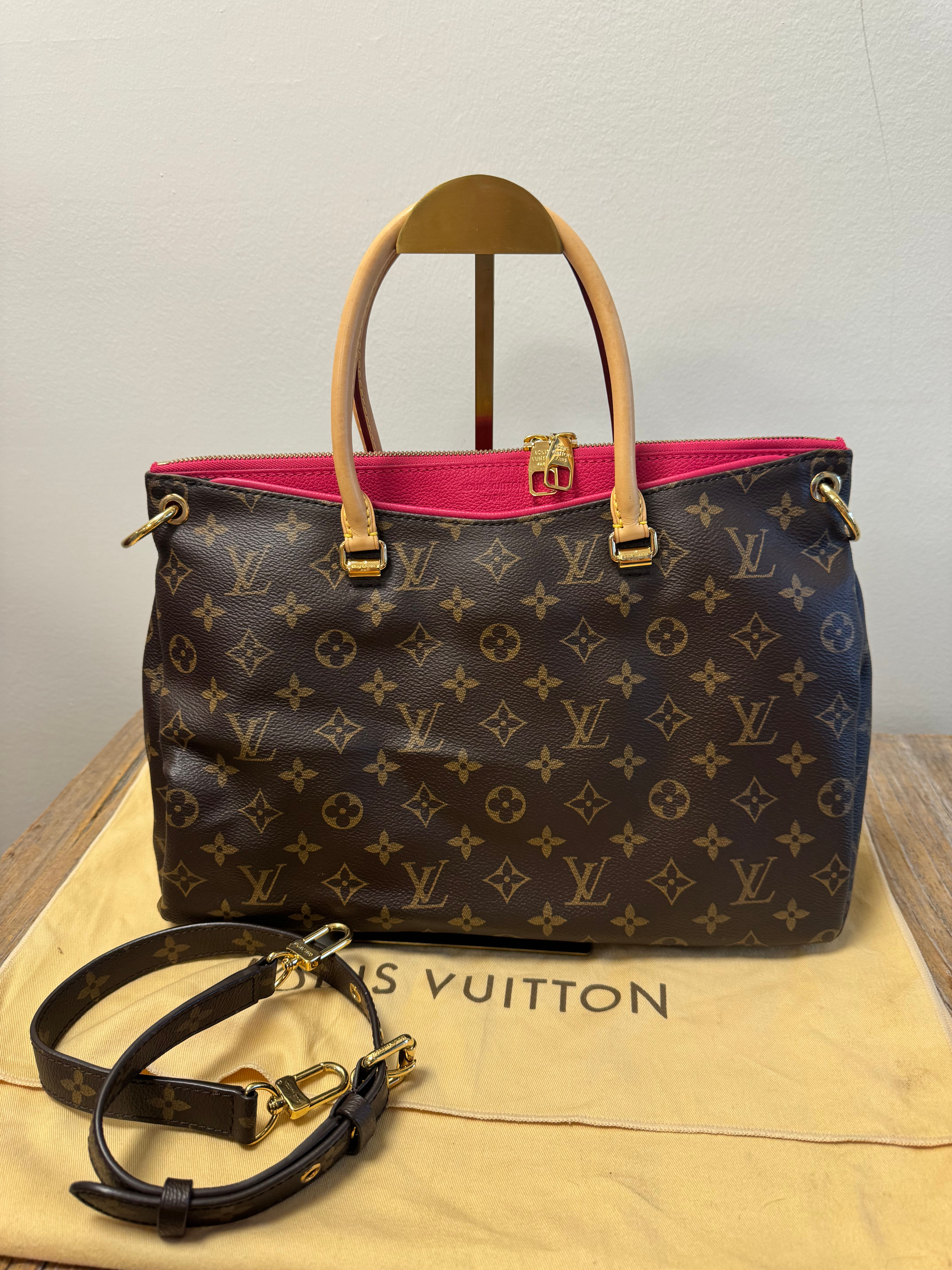 LV Monogram Pallas MM