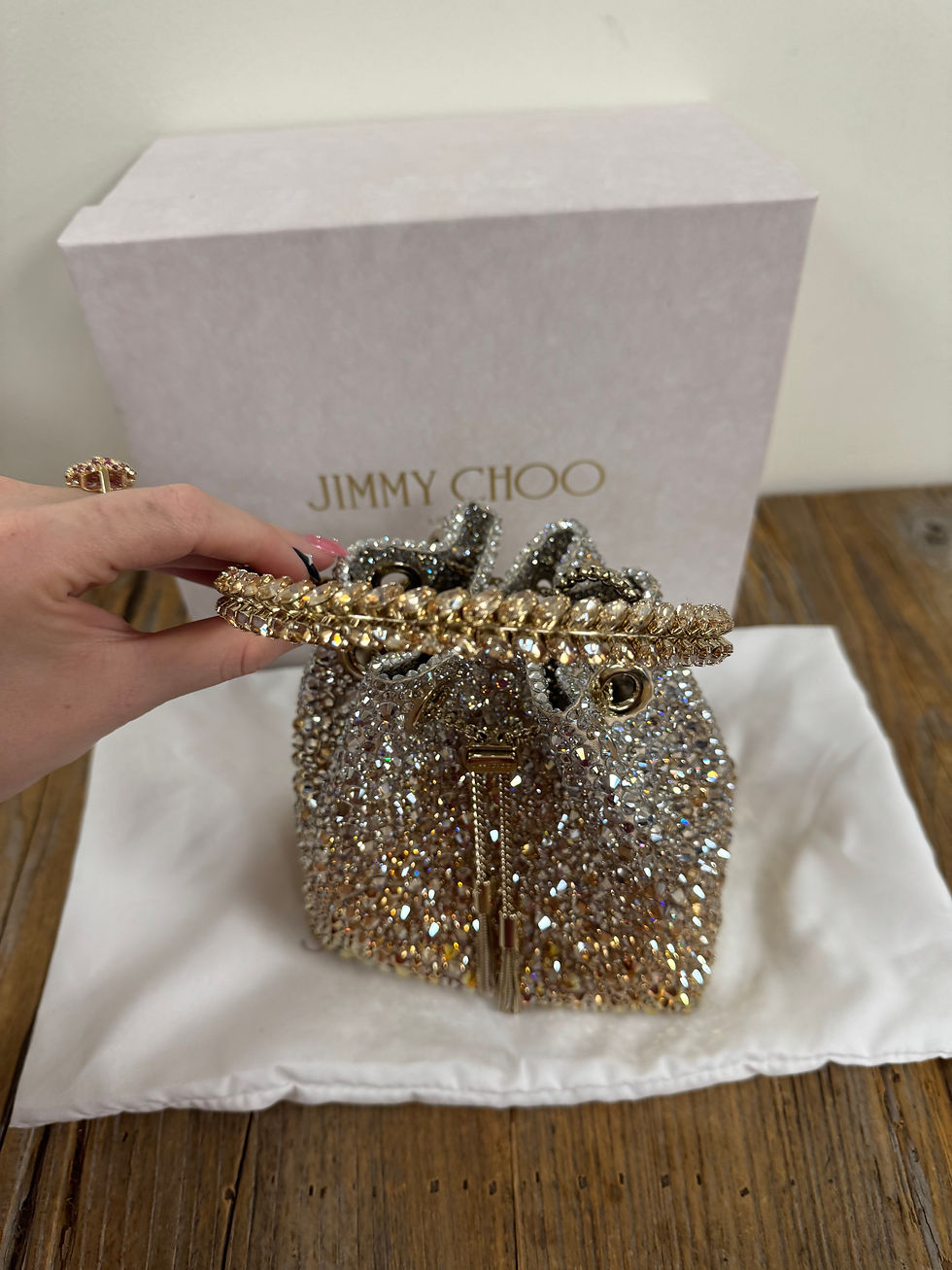 Thumbnail: Jimmy Choo Bon Bon Crystal-Embellished Top Handle