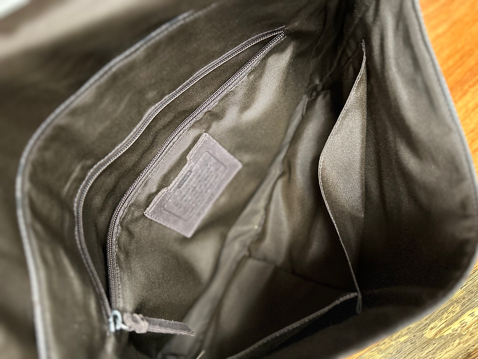 Thumbnail: Coach Camden Messenger w/leather trim