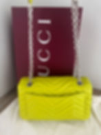 Thumbnail: Gucci Lime Green Medium Marmont