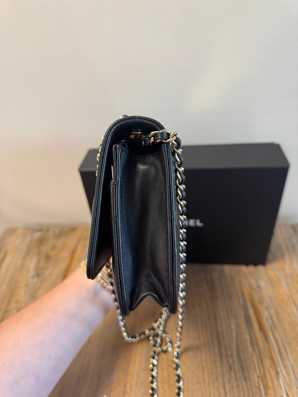 Thumbnail: Chanel Trendy WOC in Black Lambskin