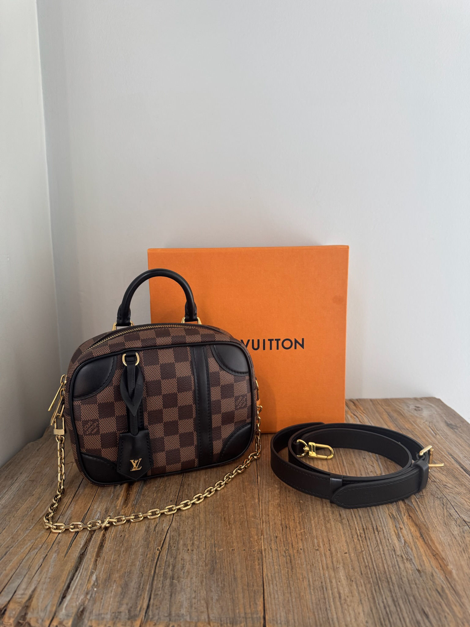 LV Damier Ebene Valisette Souple BB