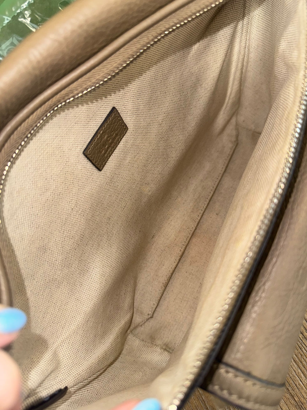 Thumbnail: Gucci Jumbo Bumbag in Taupe