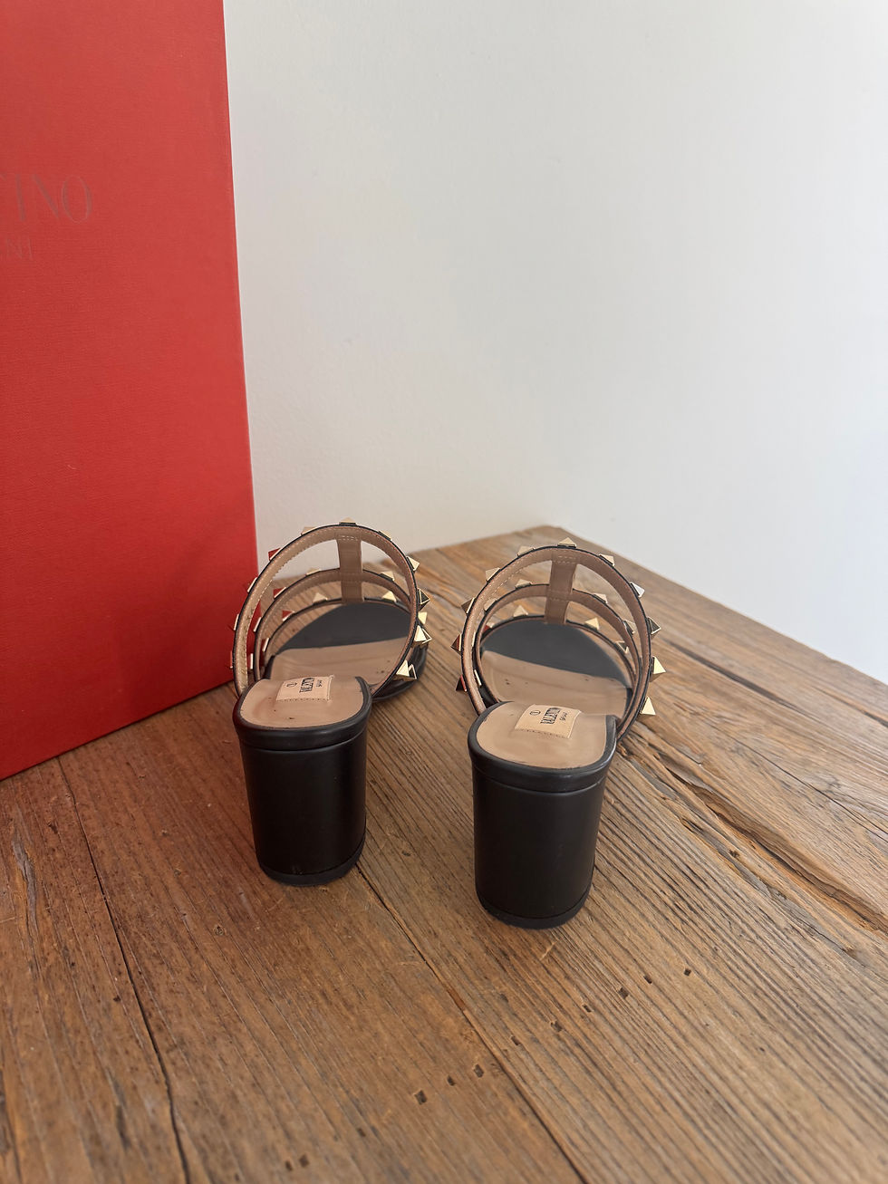 Thumbnail: Valentino Studded Wedges Size 36