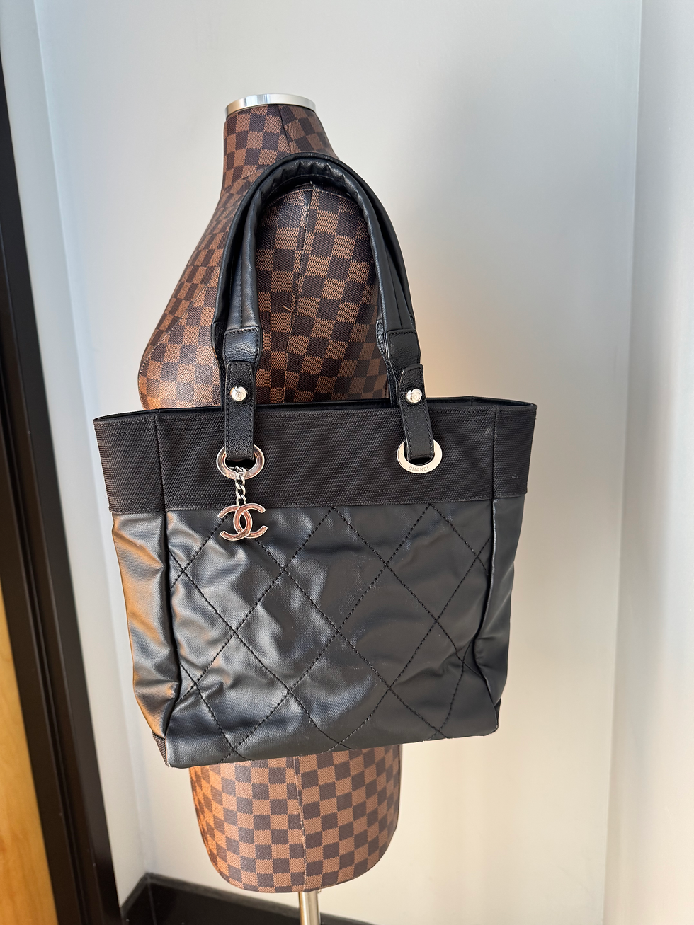 Thumbnail: Chanel Small Quilted Paris Biarritz Tote