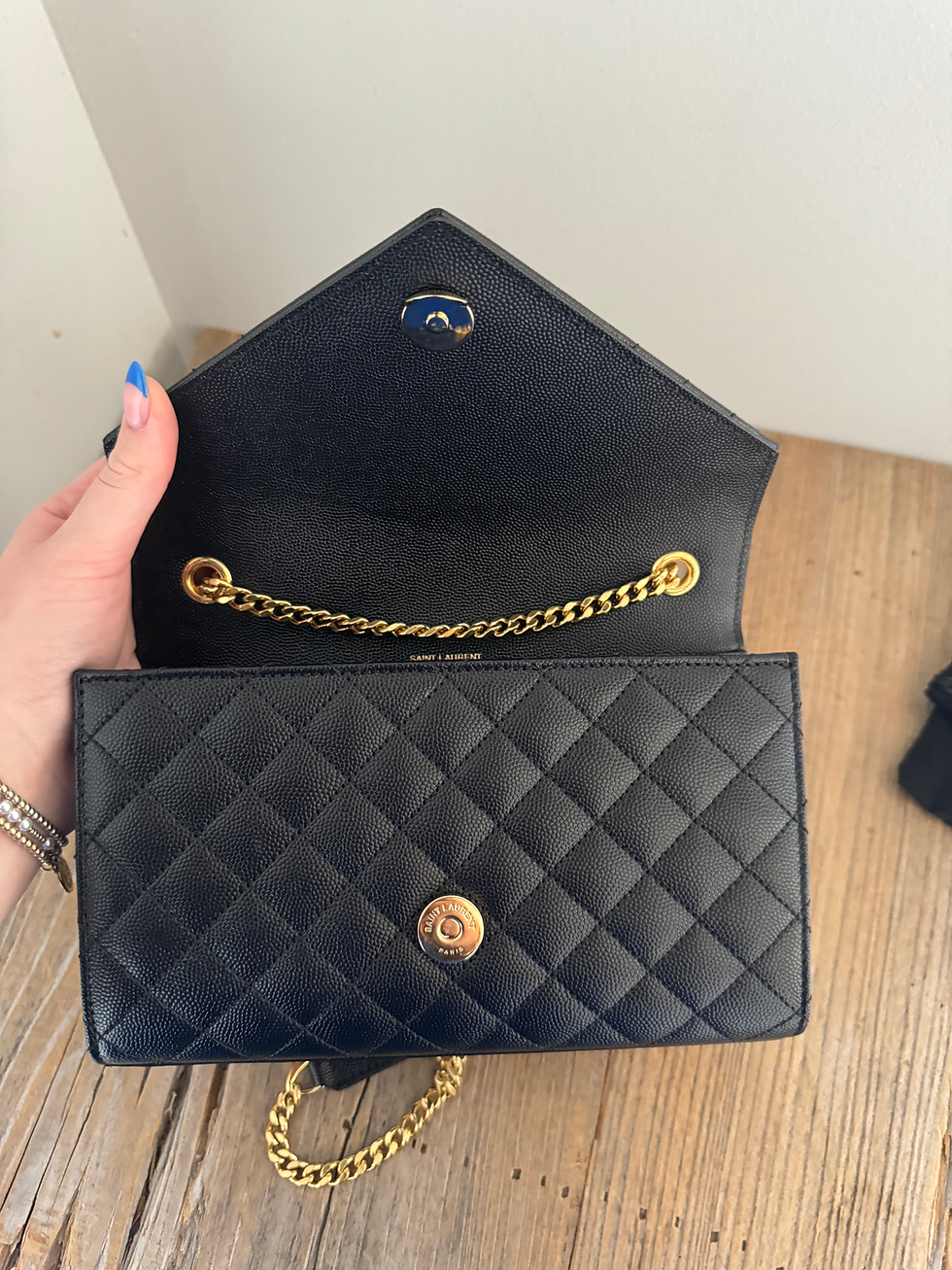 Thumbnail: YSL Small Envelope in Black