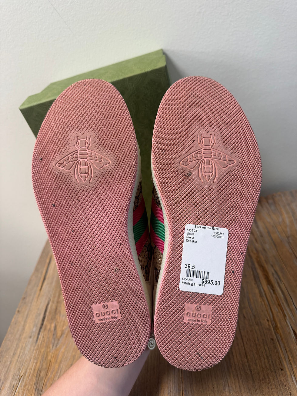 Thumbnail: Gucci GG Crystal Screener Sneakers Size 39.5
