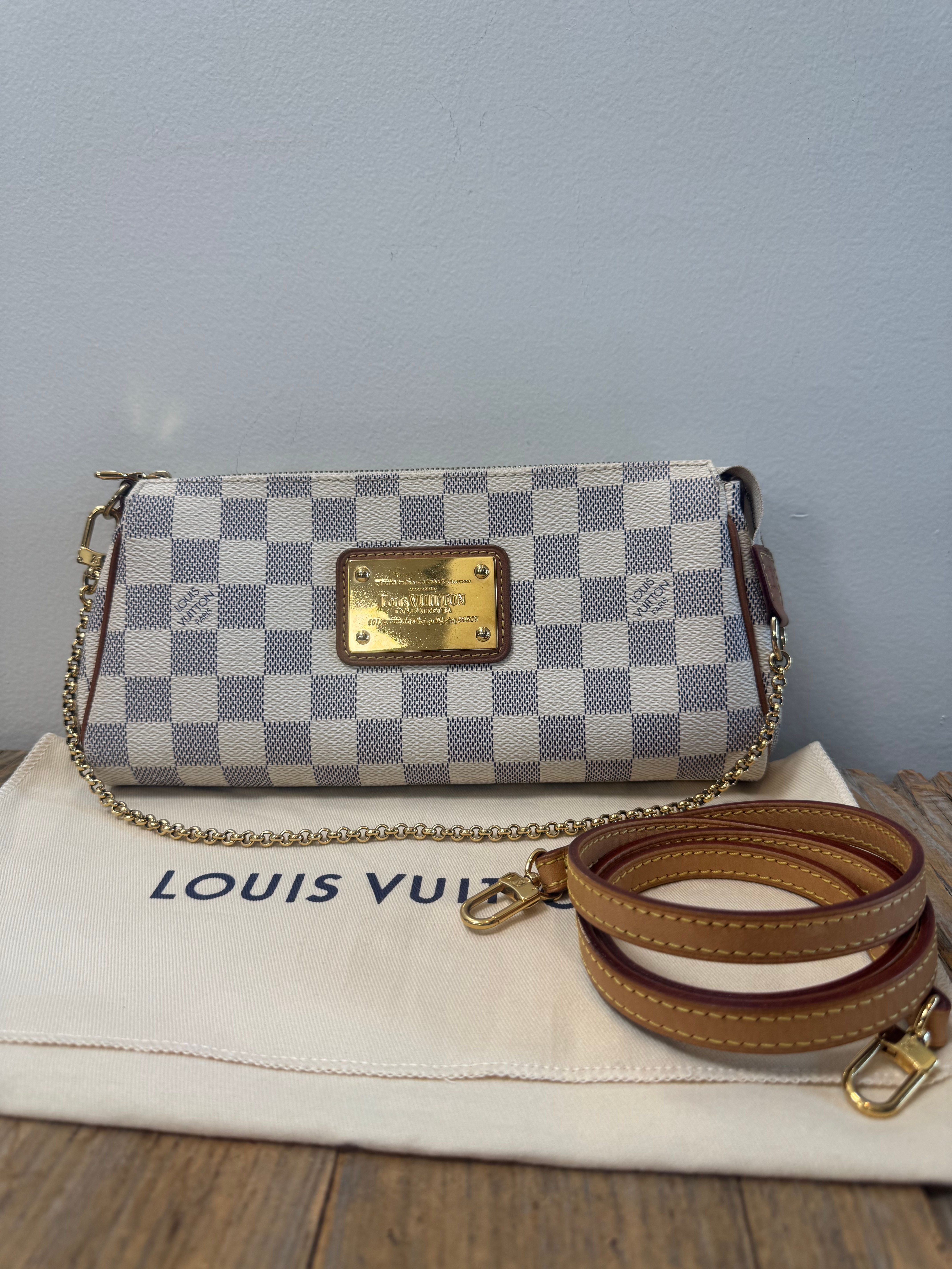 LV Damier Azur Eva