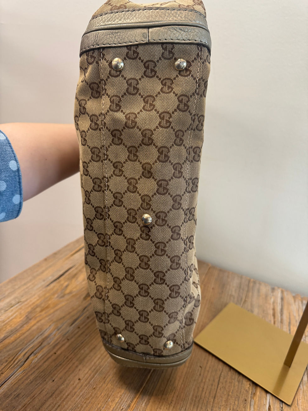 Thumbnail: Gucci Braided Double Strap Shoulder Bag